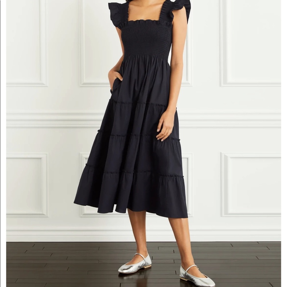 Hill House Black Midi Dress